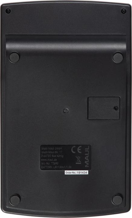 Actual product image Maul Calculator MTL600 Black (Batteries)