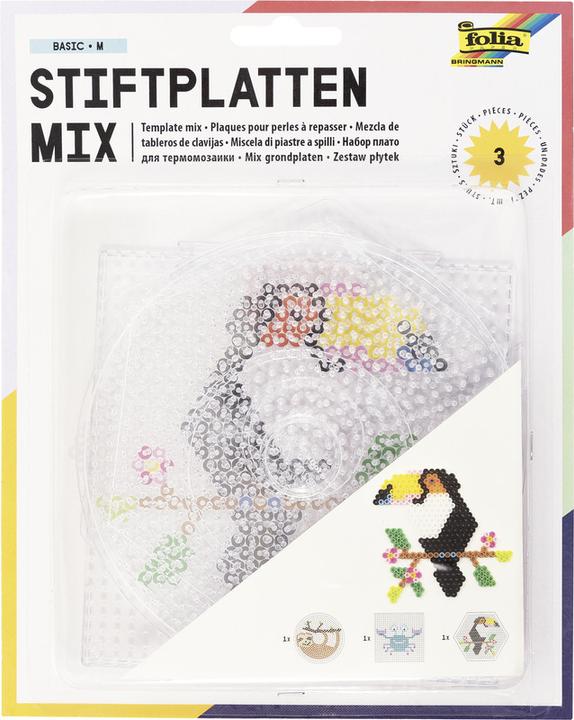 Actual product image Folia Iron-on beads Pin Plate Set