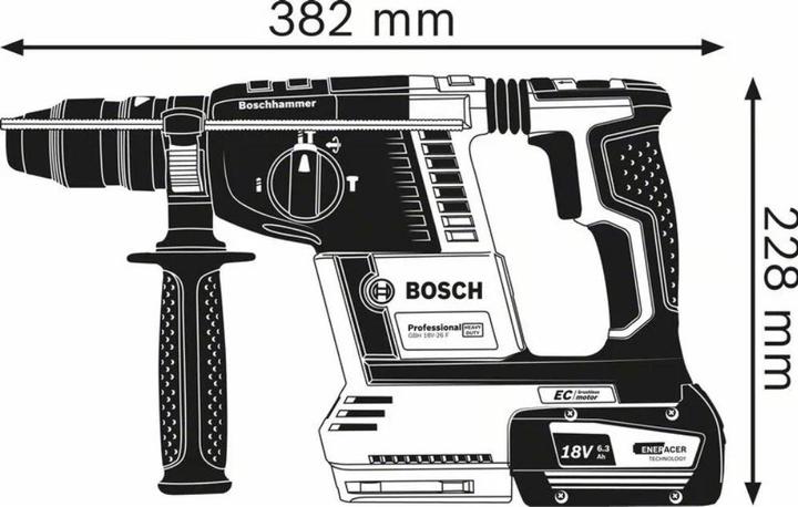 Image du produit Bosch Professional GBH 18V-26F (Fonctionnement sur batterie)