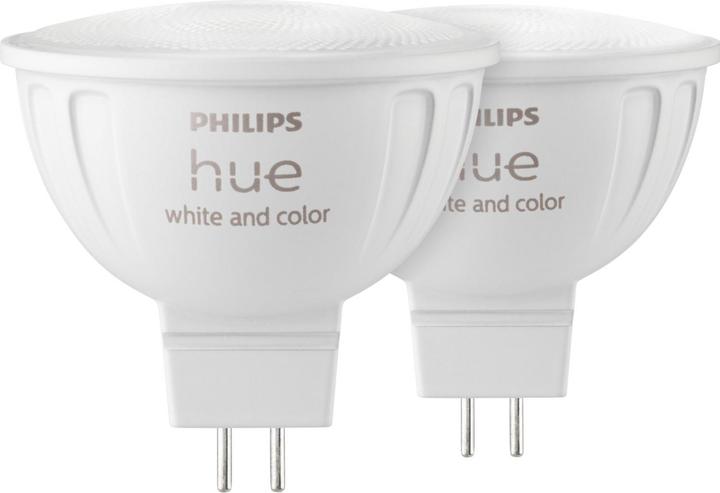 Produktbild Philips Hue White & Colour Ambiance (GU5.3, 6.30 W, 400 lm, 2 x, G)