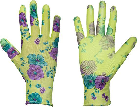 Produktbild Bradas Damen-Gartenhandschuh pure floxy, bunt, L (L)