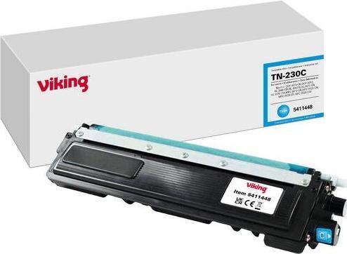 Actual product image Viking Toner cartridge Compatible Brother TN-230C Cyan (C)