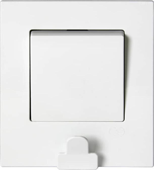 Image du produit Gunsan Eqona Pratic Interrupteur marche/arrêt encastré blanc avec pince de note