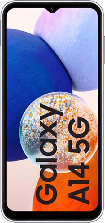 Produktbild Samsung Galaxy A14 5G (64 GB, Silver, 6.60", Dual SIM, 50 Mpx, 5G)