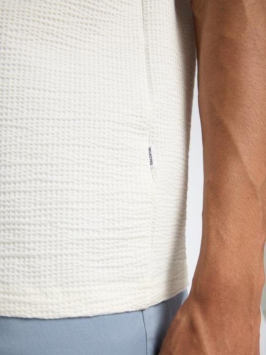 Actual product image Selected Homme Seersucker T-shirt (XL)