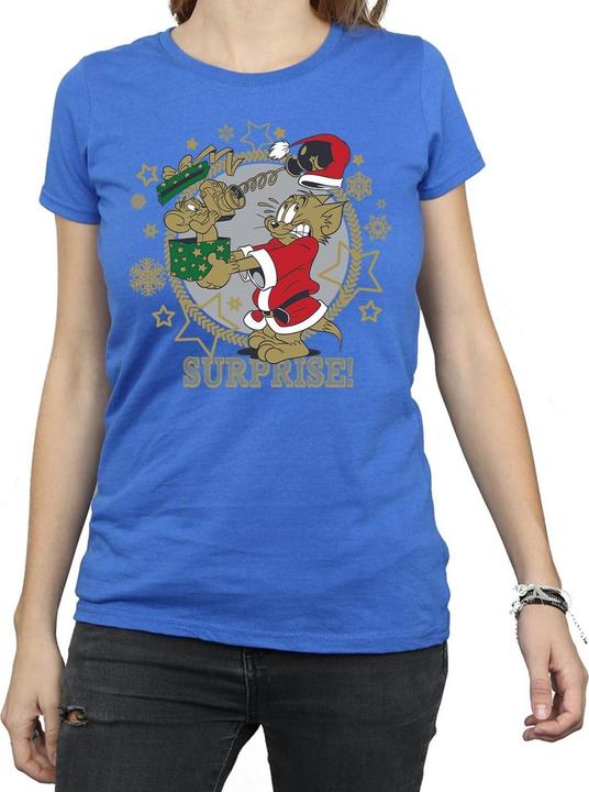 Tom & Jerry Christmas Surprise TShirt (XL)