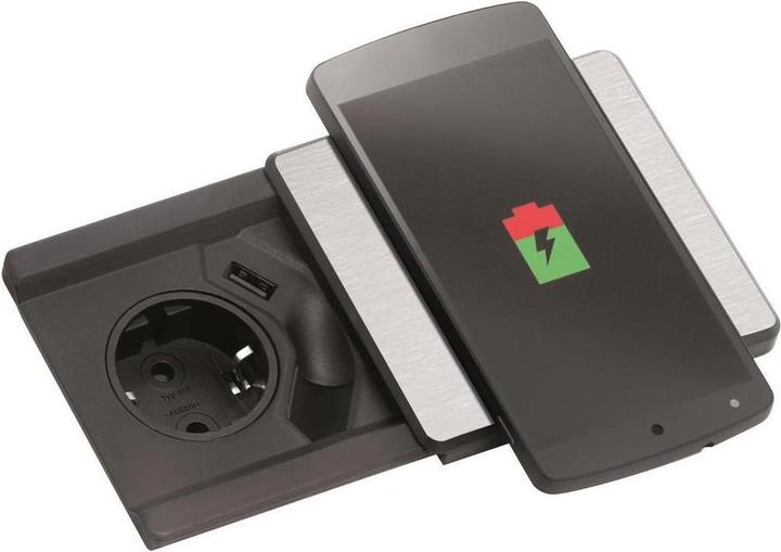 Schulte Elektrotechnik EVOline Square QI-Ladefunktion