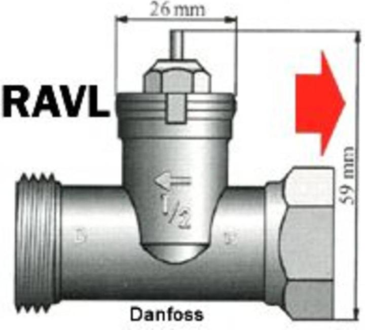 Produktbild Eurotronic Adapter Danfoss RAVL