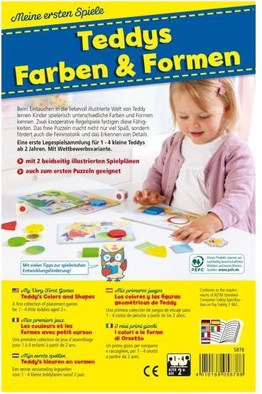 Produktbild Haba Meine ersten Spiele Teddys Farben und Formen (Deutsch, Spanisch, Französisch, Niederländisch, Italienisch, Englisch)