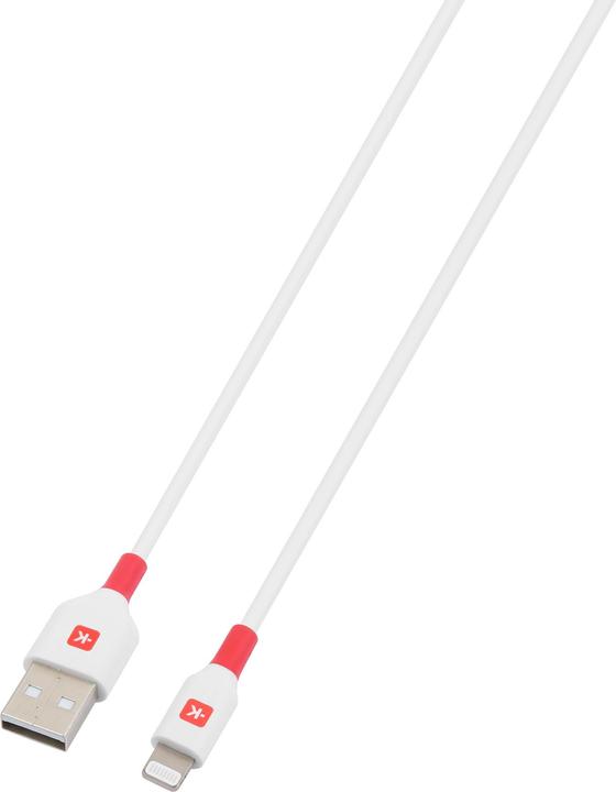 Produktbild Skross USB Kabel USB to Lightning Cable, 1,2m white (1.20 m, USB 2.0, 28 W)