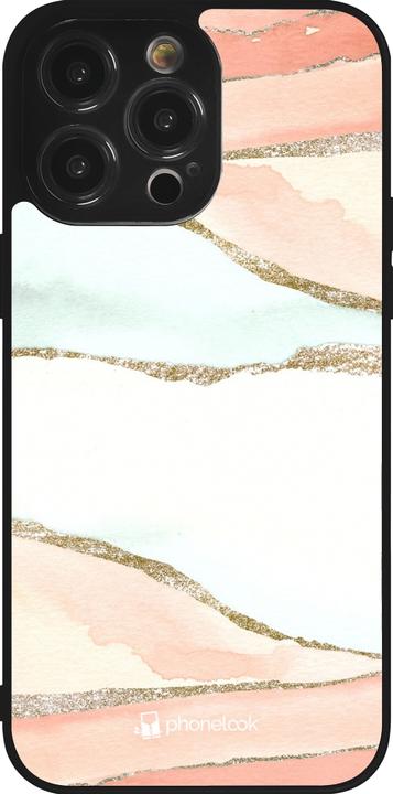 Image du produit PhoneLook Coque Silicone rigide noir Shimmering Orange (Apple iPhone 14 Pro Max)