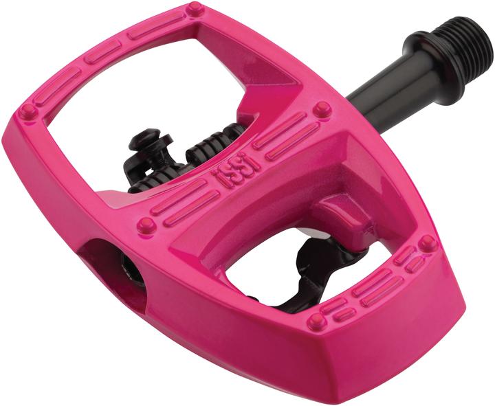 Image du produit iSSi Pédale hybride Flip II SPD pour VTT/Trekking/City (Bearing/Bushing). Pink.