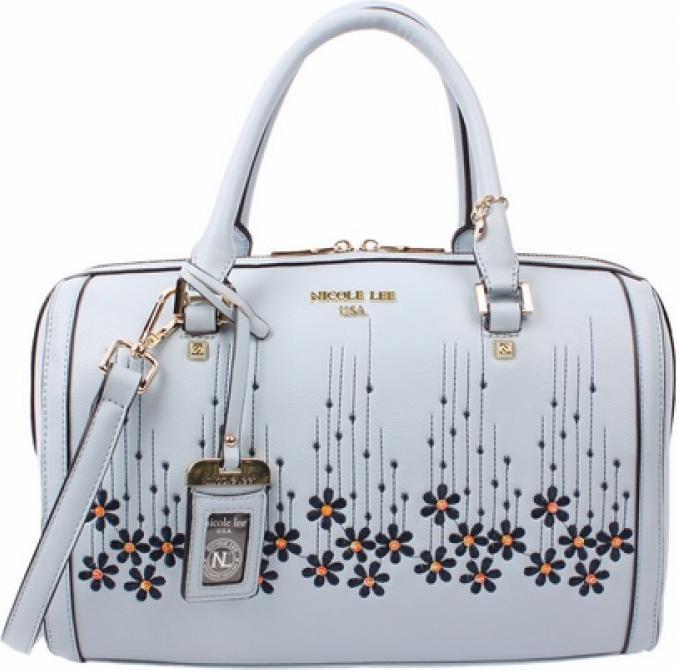 Immagine prodotto Nicole Lee Borsa a mano "Rosalie Floral" blu Boston Bag