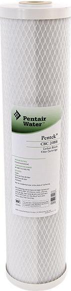 Actual product image Pentek 20 inch Big Blue activated carbon block 0.5 µm CBC 20BB