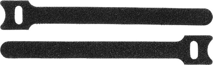 Image du produit ProXtend Crochet et boucle 15cm x 12mm noir 10pcs (Serre-câbles velcro, 150 mm, 10 pcs)