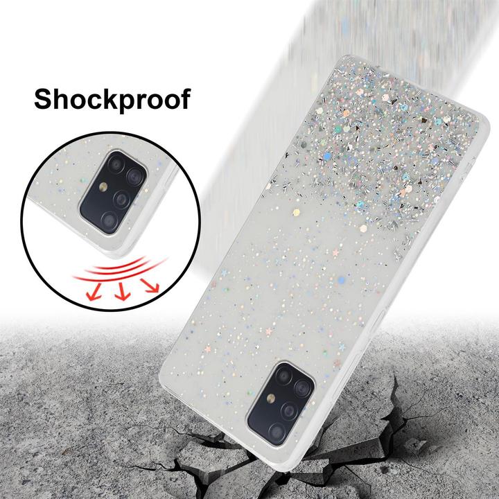 Image du produit Cadorabo Couverture TPU paillettes scintillantes (Samsung Galaxy A51 5G)