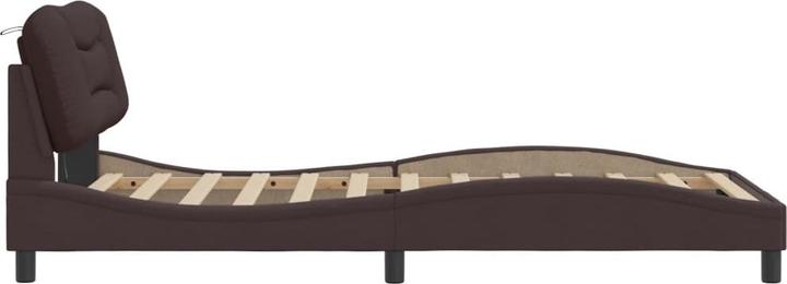 Produktbild VidaXL Bettgestell mit LED Stoff (100 x 200 cm)