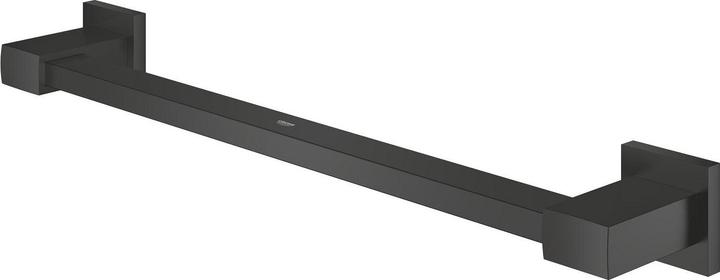Grohe Maniglia per vasca Start Cube QuickFix, lunghezza 504 mm (450 mm), colla o trapano, nero opaco