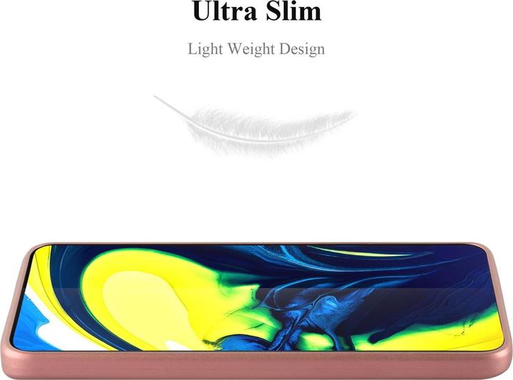 Actual product image Cadorabo TPU Matt Metallic Cover (Samsung Galaxy A80)