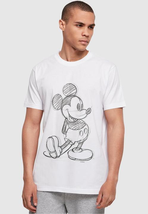 Actual product image Absolute Cult Mickey Mouse - Sketch Kick T-Shirt - 117967 (3XL)