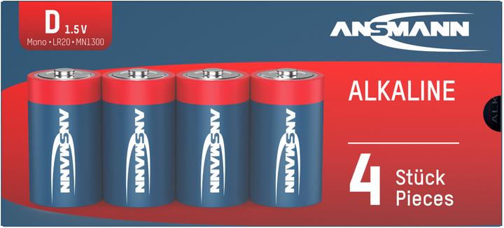 Produktbild Ansmann Mono (D)-Batterie Alkali-Manga (4 Stk., D, 1300 mAh)