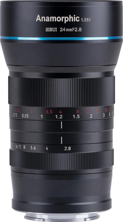 Immagine prodotto Sirui Anamorfico 1.33x 24mm f/2.8 MFT (Micro Four Thirds, APS-C / DX)