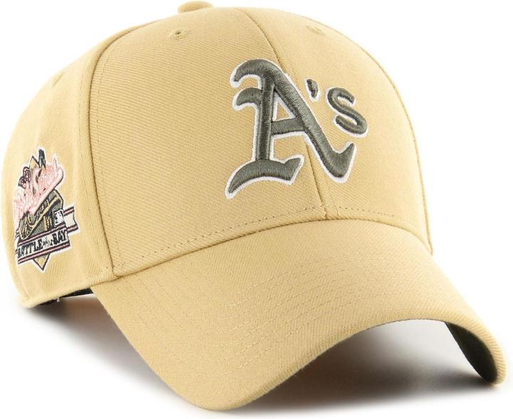 47 Brand Snapback Cap - World Series Oakland Athletics Tan (One Size)