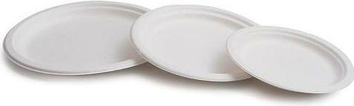 Produktbild Natec Teller Einwegartikel Biologisch abbaubar ø 22,5 cm (50 x)