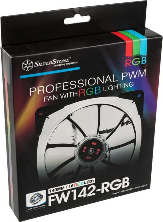 Produktbild Silverstone SST-FW142-RGB, RGB Lüfter (140 mm, 1 x)