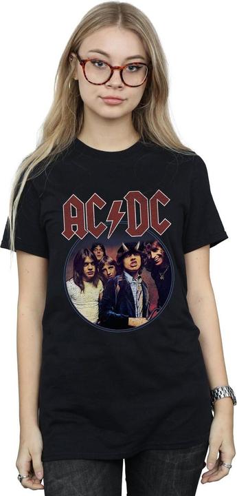 Immagine prodotto AC/DC Maglietta Boyfriend in cotone Highway To Hell Circle Donna/Ladies (XXL)
