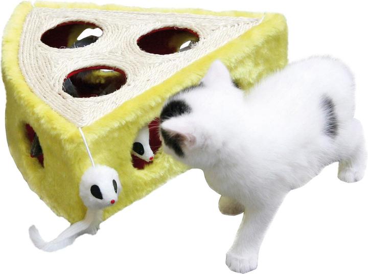 Produktbild Kerbl Sisalspielzeug CHEESY 28 x 28 x 10 cm (Beschäftigungsspielzeug Katze)