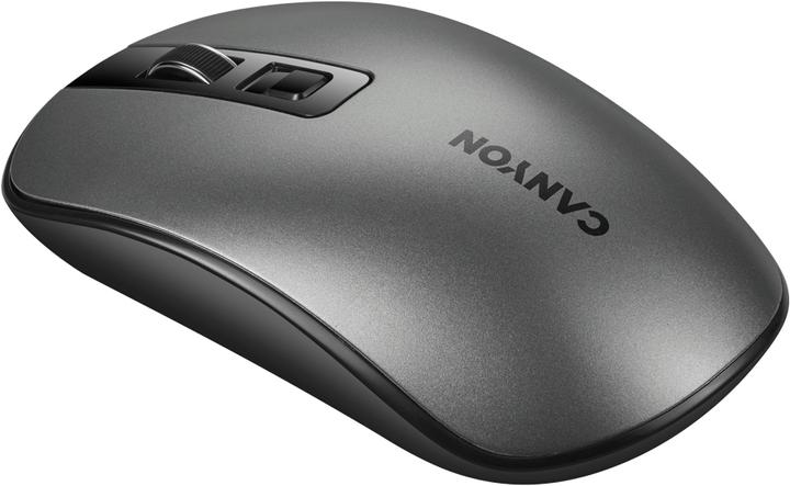 Actual product image Canyon Mouse MW-18 Wireless rechargeable silent Pixart grey (Wireless)