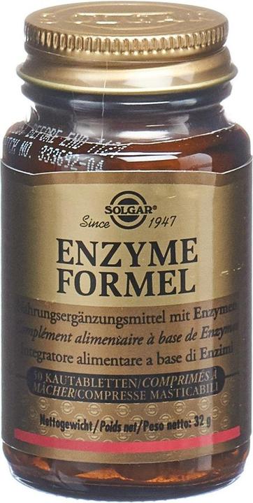 Actual product image Solgar Enzymes Formula Chewable (50 Piece, Pills, 130 g)