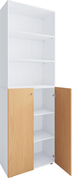 Produktbild VCM Büroschrank Aktenschrank Regal Lona 6f (70 x 40 x 220 cm)