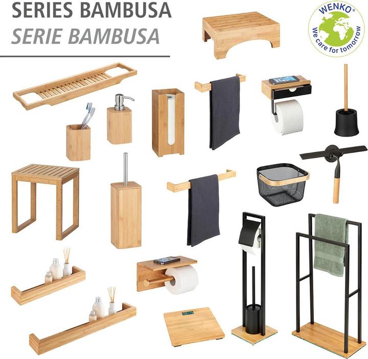 Image du produit Wenko Tablette murale Bambusa 60 cm