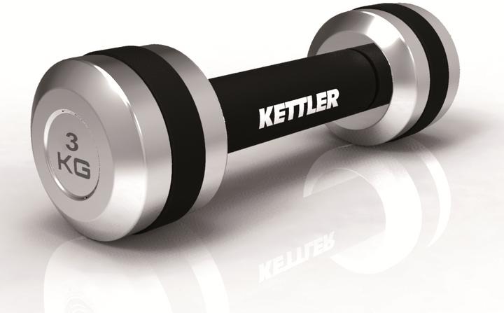 Kettler Chrome dumbbells (2 x 3 kg)