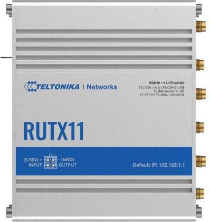Actual product image Teltonika RUTX11 (UK) WiFi/4G LTE Cat6