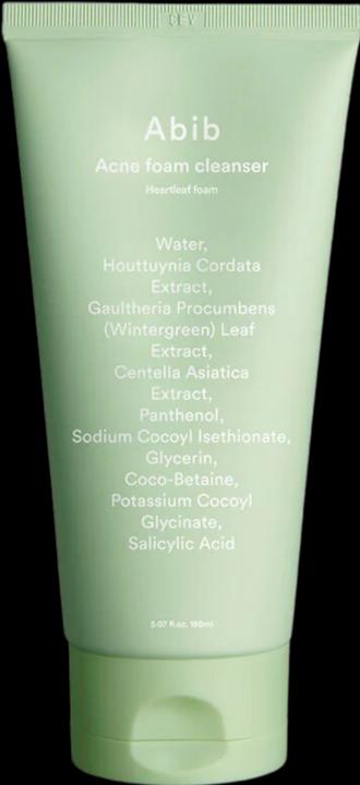 Image du produit NoName Acne Foam Cleanser Heartleaf Foam 5.07 fl oz 150 ml Hydratant Doux Acide Nettoyant Quotidien pour (Mousse, 150 ml)