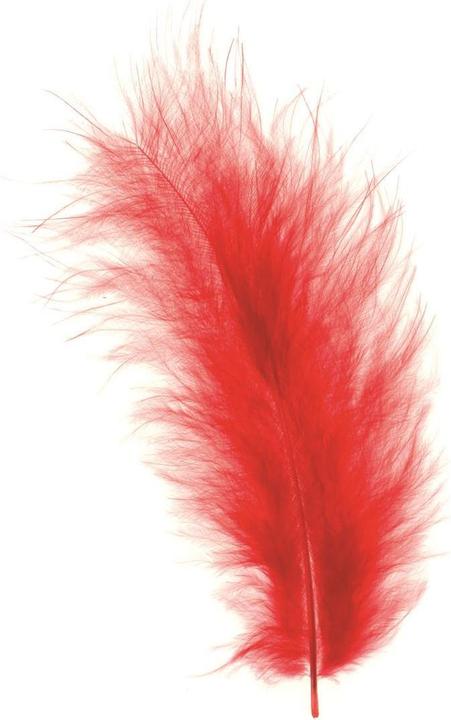 Glorex Piume di marabù rosso