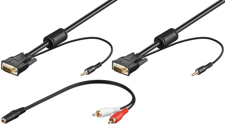 Produktbild Goobay VGA- / Audio-Kabelsatz (3 m, VGA)
