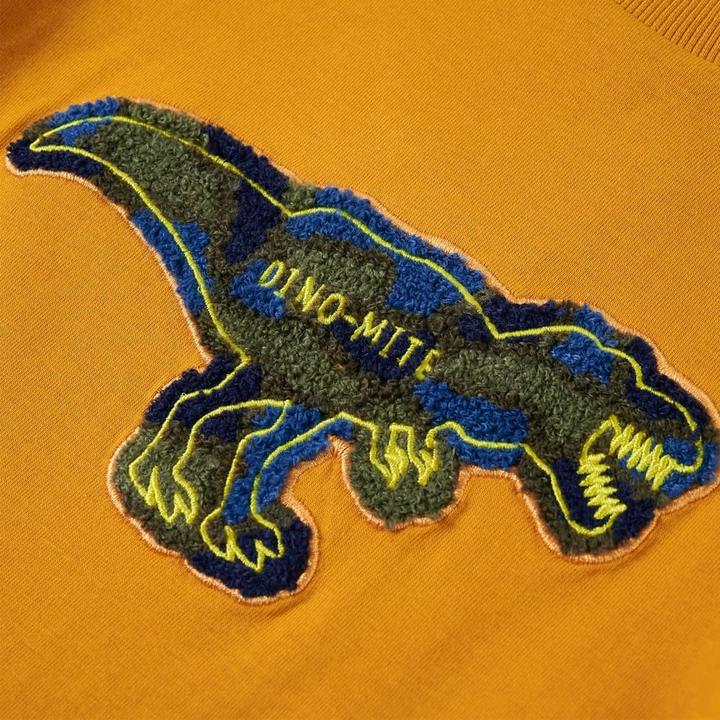 Actual product image VidaXL Children's long-sleeved shirt ochre 104,Material: 100 (104)