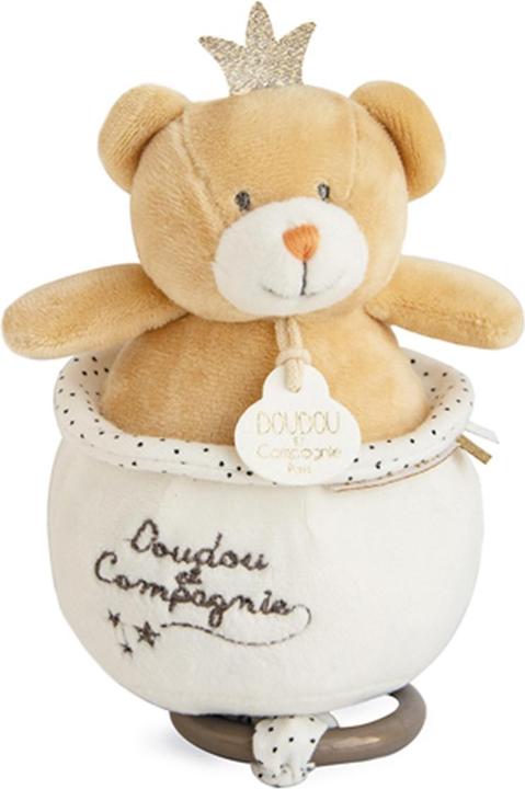 Actual product image Doudou et Compagnie Music music box prince bear