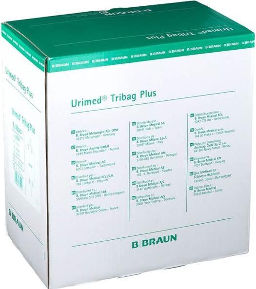 B.Braun Urimed Tribag Plus 500ml 2cm steril Ablassventil (10 Stk)