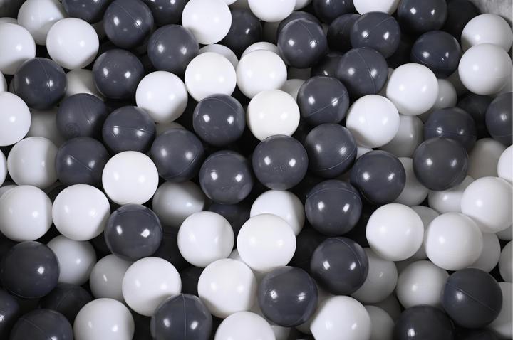 Immagine prodotto Knorrtoys Bällebad soft - "Grey white stars" - 300 balls grey/creme (ca. 6cm Durchmesser)