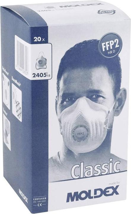 Produktbild Moldex 2405 Classic FFP2 Disposable Respirator (FFP2 D, 20 x)
