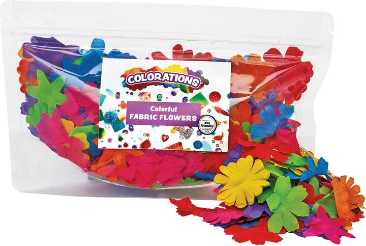 Produktbild Colorations Bunte Stoffblumen, 300 Stück.