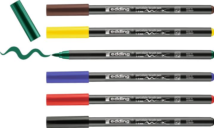 Produktbild Edding Filzstift (Multicolor, 4 mm, 6 x)
