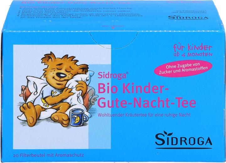 Produktbild Sidroga Bio Kinder Gute-Nacht-Tee, 20 St. Filterbeutel