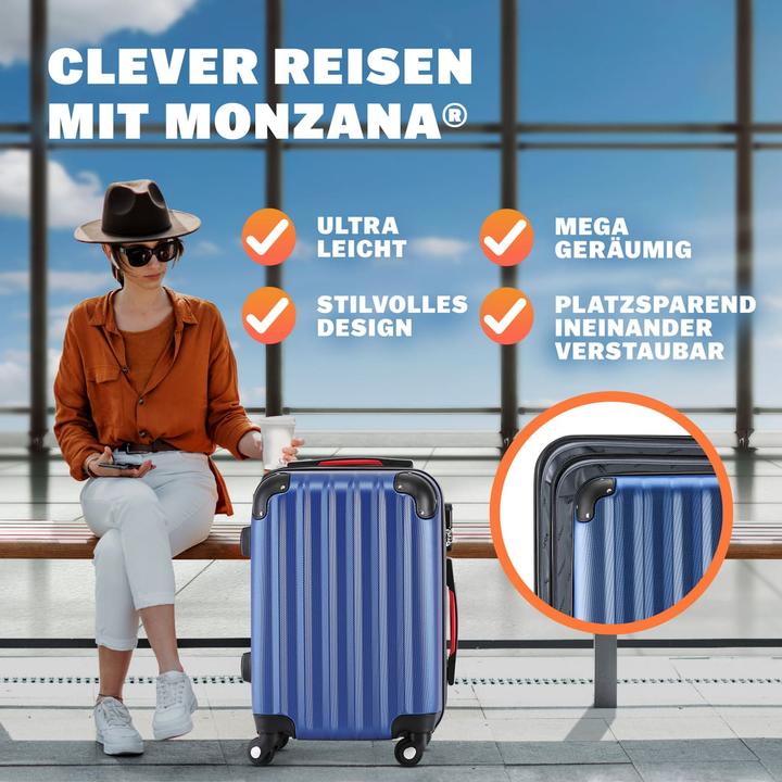 Produktbild Monzana Hartschalenkoffer (90 l, L (90 - 115l))