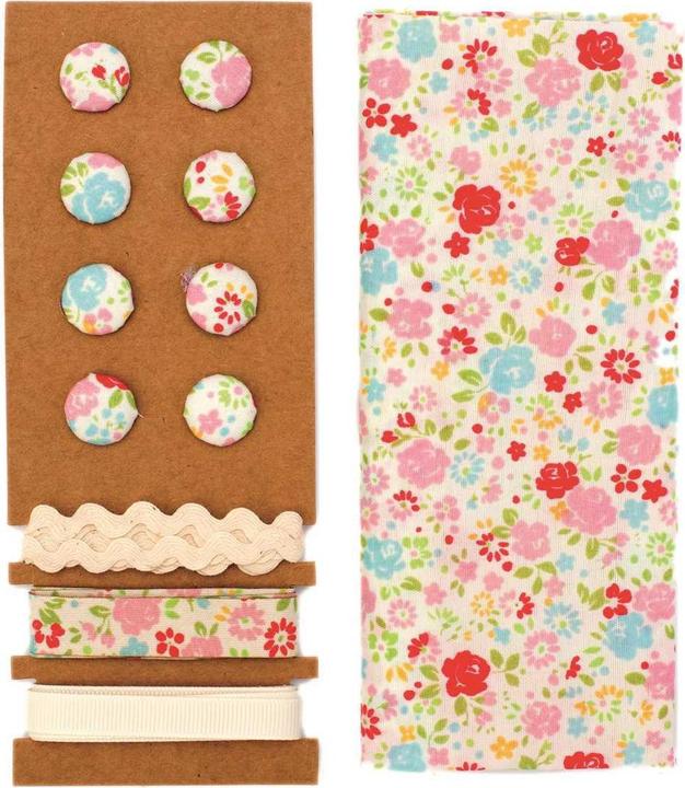 Immagine prodotto Glorex Set di tessuti con fiori colorati